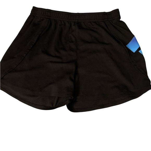 ADIDAS Black Shorts with Blue Accents - Picture 1 of 4